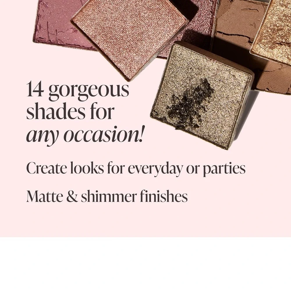 NIB Mally Beauty Best Dressed Lids Eyeshadow Palette Neutrals & Bolds